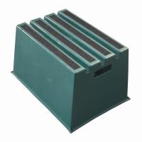 Tabouret à pas pliable en plastique avec des trottoirs antidérapants 12 pouces de hauteur 500 livres capacité de poids par échelles de gorille
