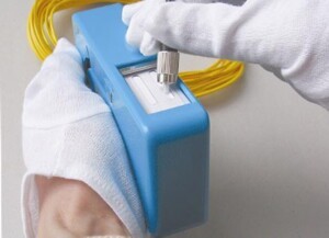 Fiber Optic Connector Box 500x Cassette Cleaner Enclosure Fiber Optic Cleaner Box