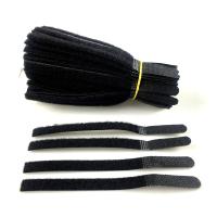 Label Printed Cleanable nylon reusable Hook And Loop Cord Ties