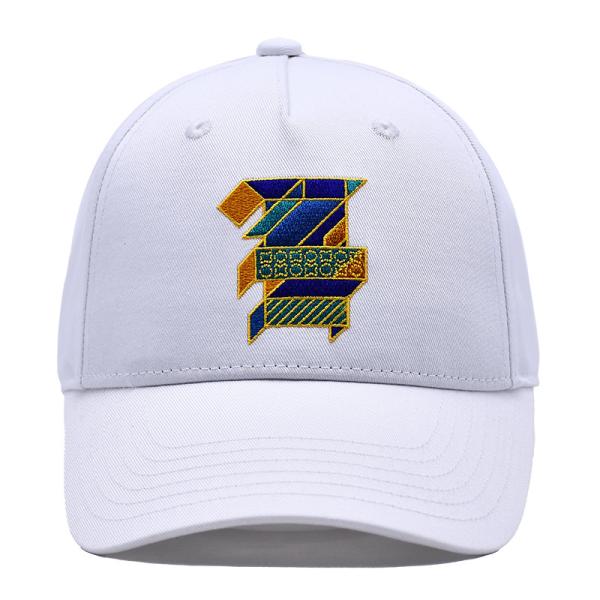 Structured Five-Panel Baseball Cap With Embroidered Logo Branding