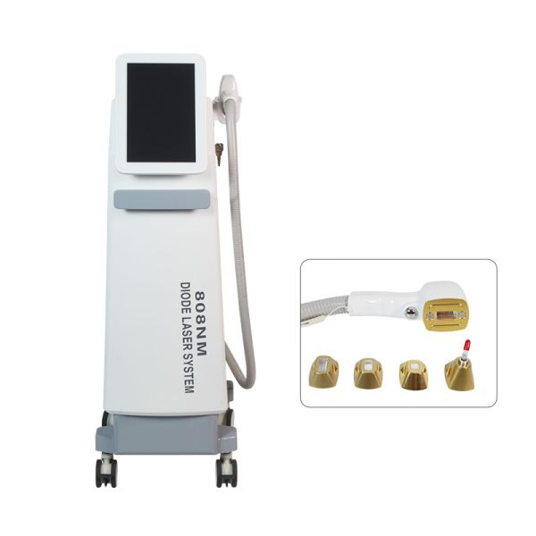 Spot Size Replaceable Ice Cooling Laser Hair Removal Machine With 12inch Touch Screen