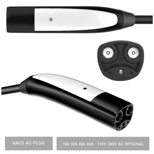NACS Level 2 AC 32A/40A/50A/60A/80A Single Plug Electric Vehicle Evolution EV Charger Кабель зарядки Tesla 5M