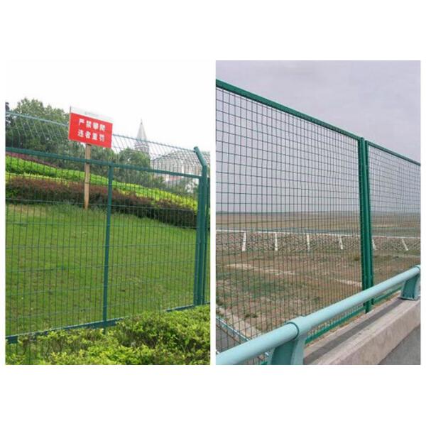 Customized Size Green Metal Mesh Fencing Security Decorative For Power Plants