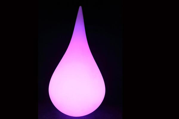 Hanging Water Drop Shaped Deco Lighting Room / Shop Use Funny Colorful Design