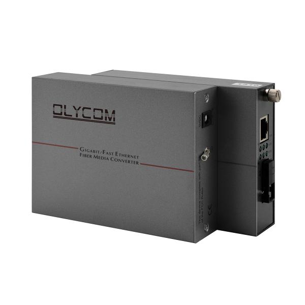 Преобразователь медиа PoE Fast Ethernet Single Mode Fiber 30W Бюджетный неуправляемый вход DC48V