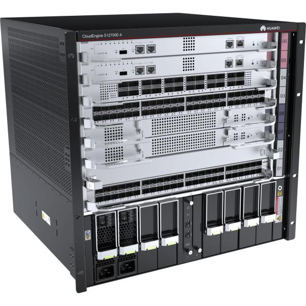 Scalable Huawei Switch With Zero-Packet Loss & SDN Support CloudEngine S12700E-4