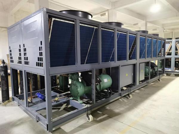 360kW heat pump chiller, heat pump chiller, air source heat pump chiller,Air Cooled Screw Heat Pump
