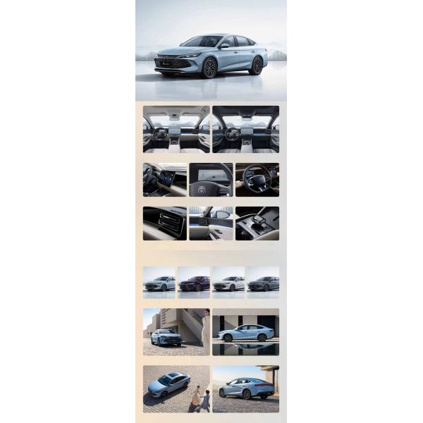 BYD Qin L Новое энергетическое транспортное средство Byd Qin L Phev Седан 80KM 120 KM Ev Range Byd Qin L Гибридный автомобиль