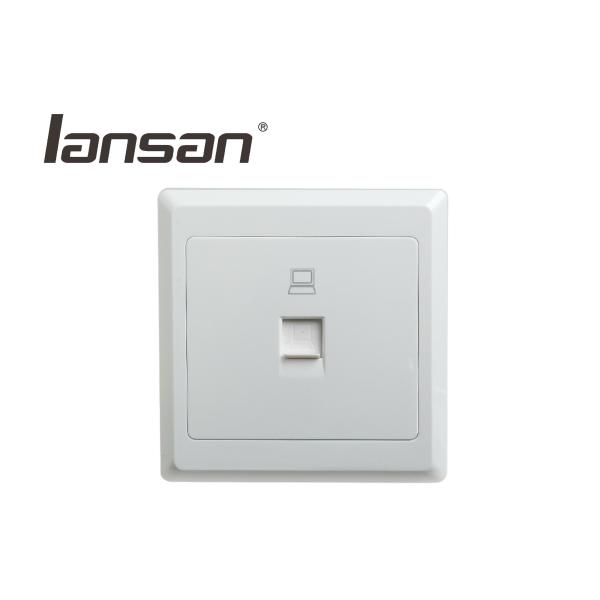 Планшайба сборки кабеля 86*86mm Cat5e Cat6 1 сети ABS материальное гаван