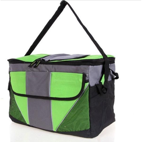Напольные изолированные мешки обеда для взрослых, зеленого подгонянного мешка ох