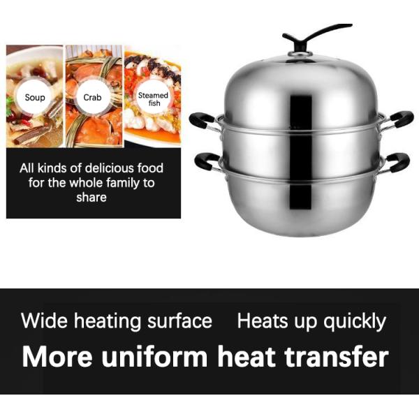 Кухня самого ходового товара Амазонки варя бак распаровщика нержавеющей стали индукции разнослоистый с ручкой бакелита