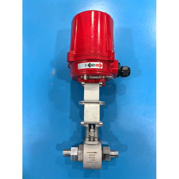 1100℃ Stainless Steel 310S High Temperature Ceramic Valve 2'' Electric adjustable Valve