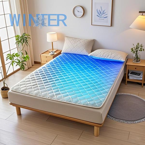 Adjustable TemperatureMultifunctional Electric Mattress Cover Cooling & Heating Water Cooled Pad With Therapy Feature F Settings 45-65 Deg For Personalized Comfort In Heating And Cooling Mattress Pad