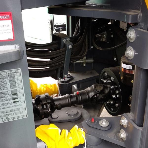 11 Ton Wheel Loader Machine / Compact Articulated Wheel Loader Construction Equipment