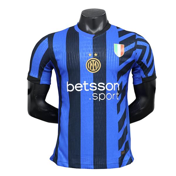 Inter Milan 2425 Home Jersey - Moisture Wicking Polyester Football Shirt