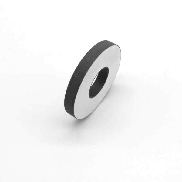 38mm * 15mm Piezo Ceramic Ring , Piezoelectric Device For Ultrasonic Cleaner / Meter