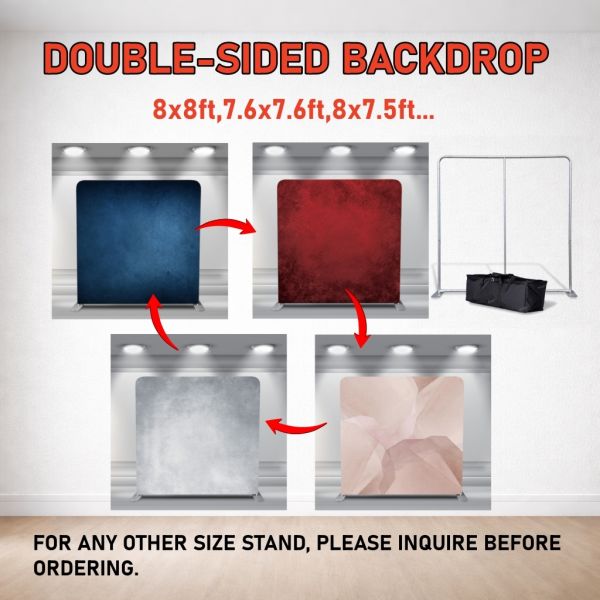 Eco Friendly Recyclable Pillowcase Style Backdrop Designed for Sustainable Events Corporate Meetings and Trade Shows
