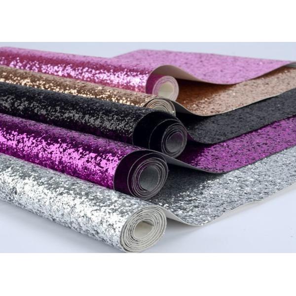 Salon Decoration Wallpaper Glitter Fabric Roll Pu Aritificial Leather