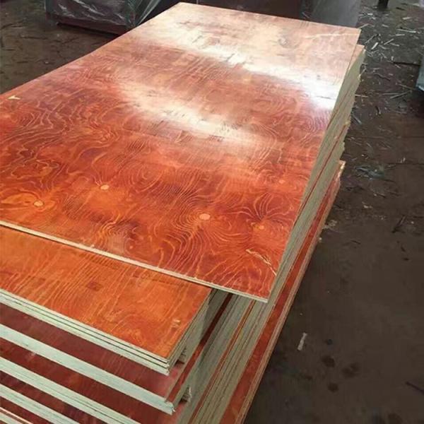 Waterproof Red Film Faced Plywood , Melamine Laminated Plywood 2 Time Hot Press