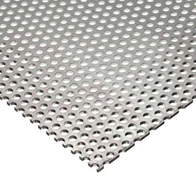 o furo de 1mm galvanizou metal perfurado Mesh Sheet Perforated Aluminum Sheet