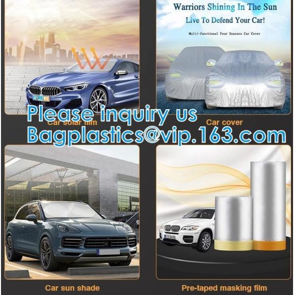 Pe Plastic Masking Film For Auto/Car/Boat Painting Plastic Masking Film For Car Painting Car Protective HDPE Film