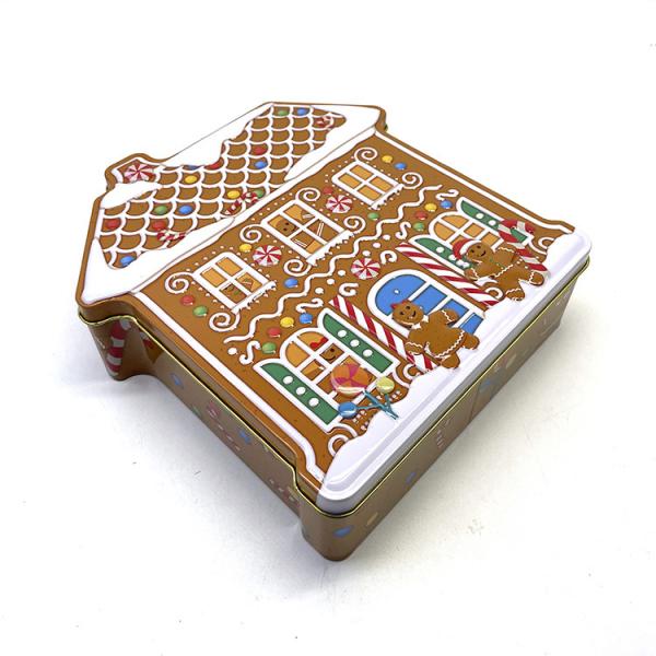 Customized color CMYK Printing Empty Iron Can Gift Tin Cans