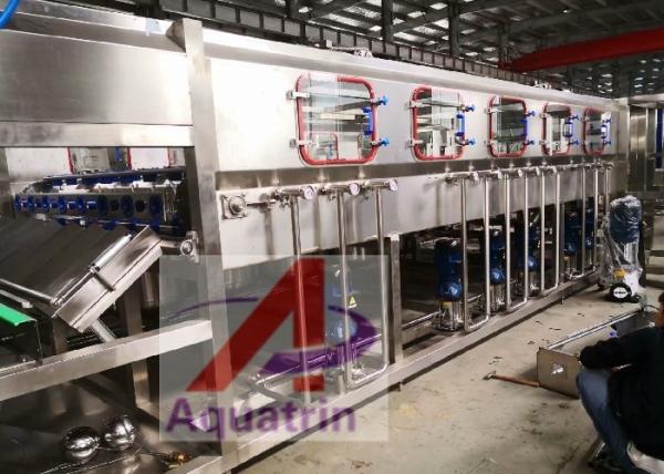 1200BPH ISO Barrel Mineral Water Capping Machine 5 Gallon Washing Machine