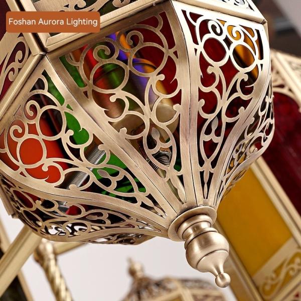 DIY Function LED Vintage Living Room Chandelier Arabian Retro Style