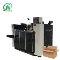 Servo motor de costura do dobro do equipamento da máquina da caixa ondulada semi auto da caixa