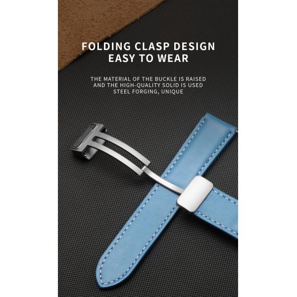 20мм роскошный кожаный часовой пояс для Samsung GaLaxy Watch 5 100% Профессиональный QC Прошел