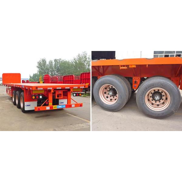 CIMC 40 ft Tri Axle Flat Deck Trailer for Sale in Nigeria