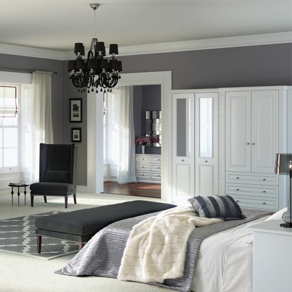 Minimalist Cabinet Door Panels Flat Front Cabinet Doors Decoration PVC Wooden