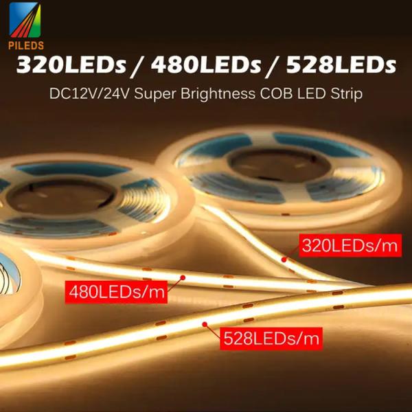 DC12V 24V светодиодная лента световой ленты 480leds 8mm IP20 безточечный гибкий