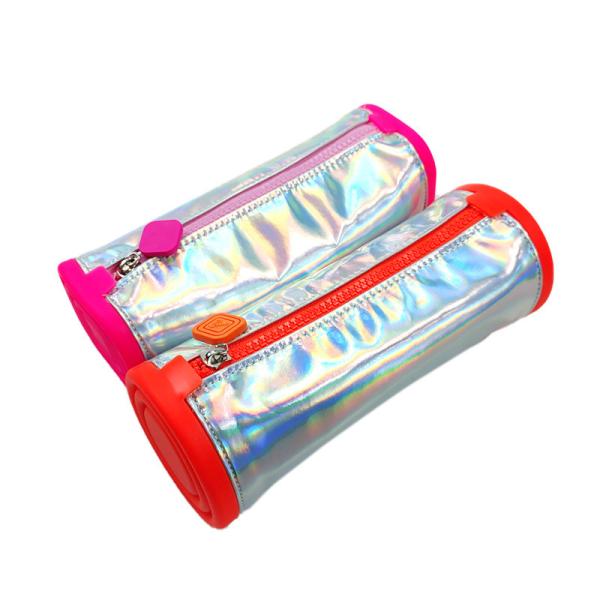 BPA FREE Силиконовый карандаш корпус большой вместимости офисные школьные канцелярские принадлежности организатор макияж сумка карандаш сумка для мальчиков девочек