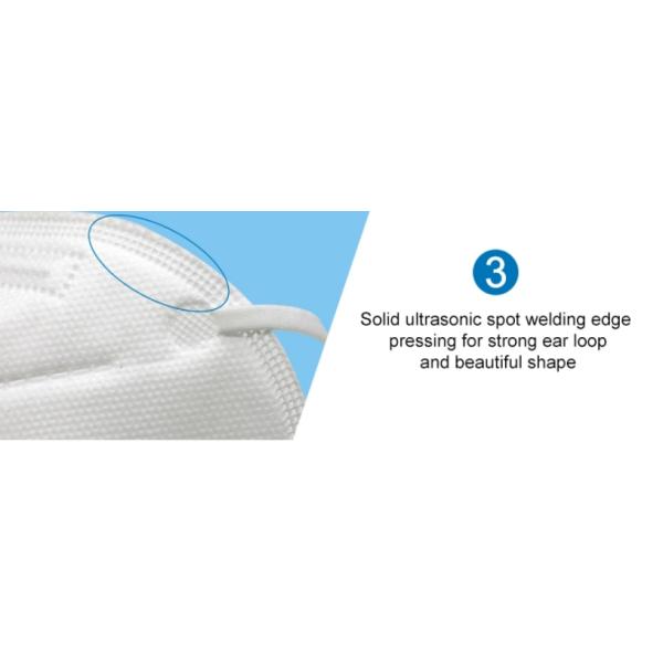 Adult Disposable KN95 Mask High Breathability Good Air Permeability