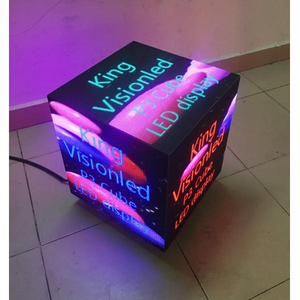 Indoor Advertising Led Display Screen Board P2.5 Magic Programmable 3d Led Cube Display