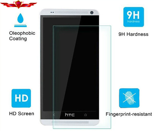 100% Brand New Japan Glass 2.5D 9H 0.2MM Tempered Glass Screen Protector For HTC ONE