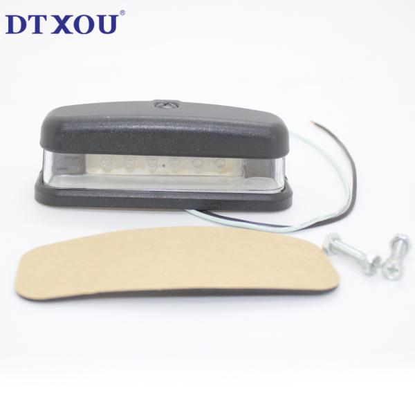 2023 LED Trailer Truck Motorcycle License Plate Light with 6 F5 Chips and PC Lens