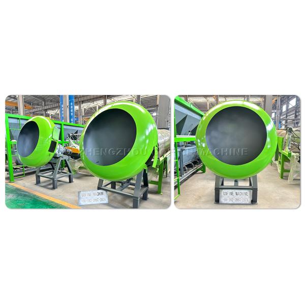 Round Pot Granulator Organic Fertilizer Granulator Machine