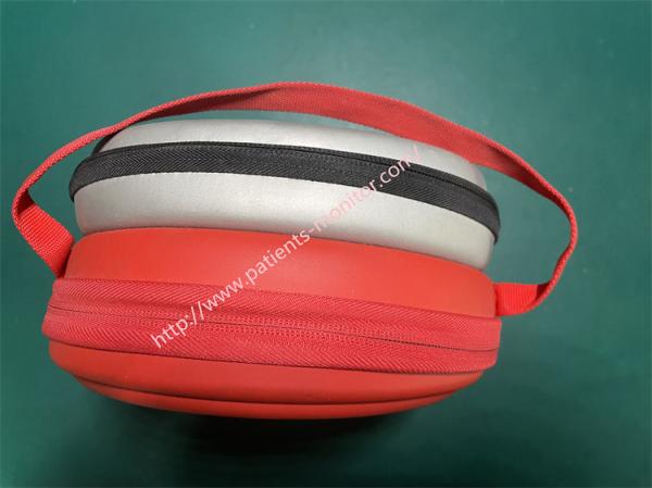 Omron AED Carrying Bag in Good Working Red Color Defibrillator Accessories