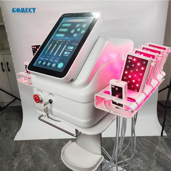 Máquina de emagrecimento a laser Lipo 6d 980nm 635nm 650nm 780nm 810nm 940nm Com 10 pads