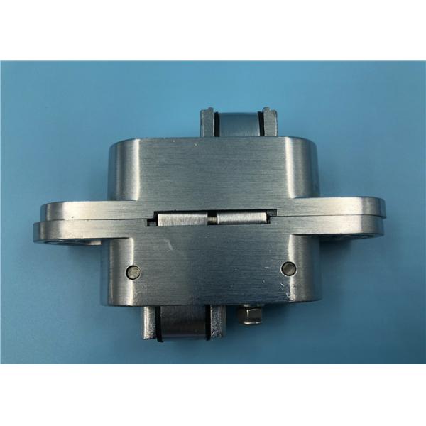 Satin Chrome 3D Concealed Hinges For Solid  Wood / Metal Door Left Open