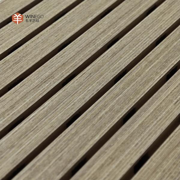 E0 Environmental Protection Grooved Acoustics Panels in Contemporary Projects