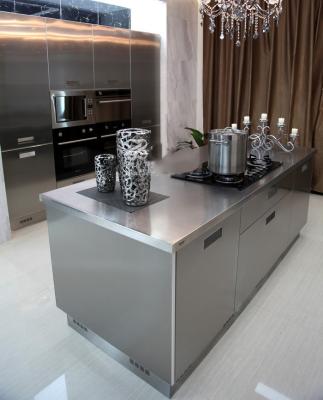 2021 NEW Design 304 Stainless Steel Modern Modular Kitchen Cabinet