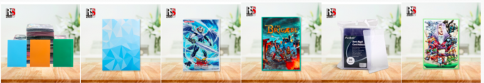 Custom Game Card Sleeves Surface Pattern Printing Customized Logo Multiple Color Options