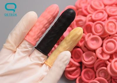 ESD Cleanroom Natural Latex Rubber Finger Cots Anti Static