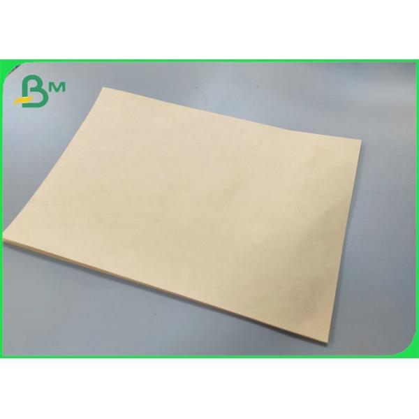 FDA Approved 80sm 120gsm Unbleached Kraft Paper Bamboo Pulp Food Packaging Paper