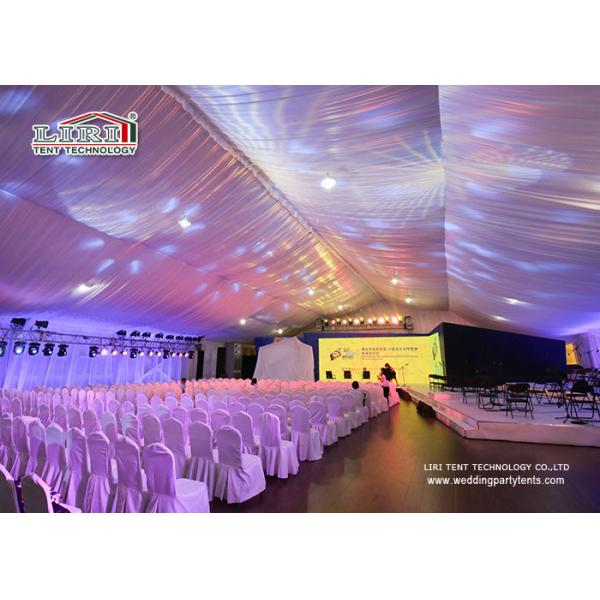 Стенок ПВК 2000 человек шатер партии белых на открытом воздухе с украшением для партии