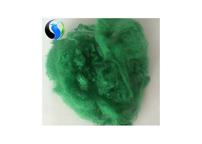 100% Hollow PSF Recycled Polyester Staple Fiber With Dope Dyed , Anti - Bacteria