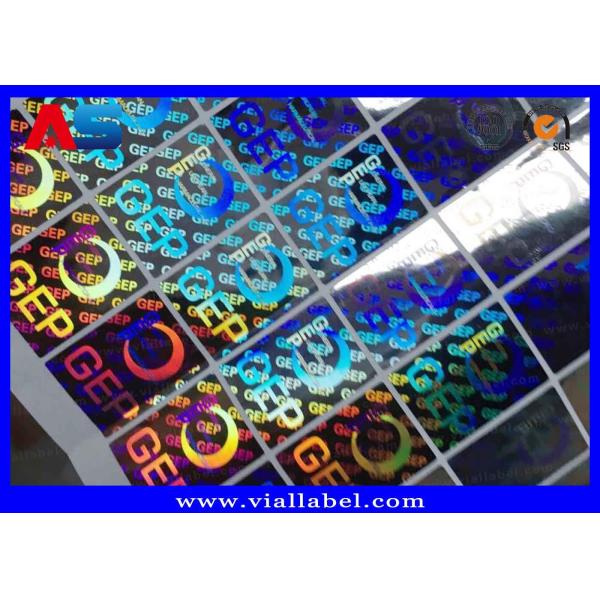 VOID Round Pharmaceuticals Holographic Adhesive Sticker Labels Anti Fake 3d hologram sticker